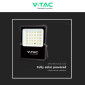 Immagine 8 - V-Tac VT-55300 Faro LED Floodlight 20W IP65 con Pannello Solare e Telecomando Colore Nero - SKU 6971 / 6970