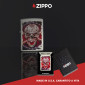 Immagine 6 - Zippo Accendino a Benzina Ricaricabile ed Antivento con Fantasia Skull Design - mod. 49410 [TERMINATO]
