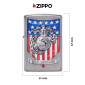 Immagine 4 - Zippo Accendino a Benzina Ricaricabile ed Antivento con Fantasia U.S. Marine Corps - mod. 49317 [TERMINATO]
