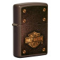 Immagine 1 - Zippo Accendino a Benzina Ricaricabile ed Antivento con Fantasia Harley-Davidson - mod. 49466 [TERMINATO]