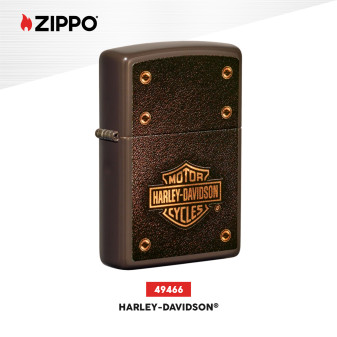 Accendino Zippo 49466 Harley-Davidson Ricaricabile Antivento