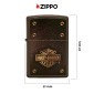 Immagine 4 - Zippo Accendino a Benzina Ricaricabile ed Antivento con Fantasia Harley-Davidson - mod. 49466 [TERMINATO]