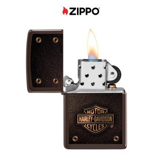 Accendino Zippo 49466 Harley-Davidson Ricaricabile Antivento