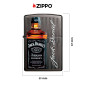Immagine 4 - Zippo Accendino a Benzina Ricaricabile ed Antivento con Fantasia Jack Daniel's - mod. 49321 [TERMINATO]