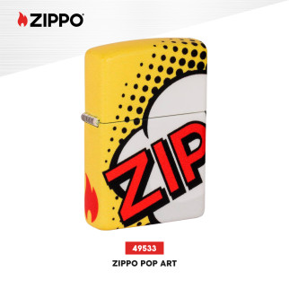 Accendino Zippo mod. 49533 Pop Art Ricaricabile Antivento