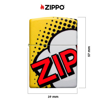Accendino Zippo mod. 49533 Pop Art Ricaricabile Antivento