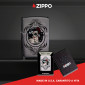 Immagine 6 - Zippo Accendino a Benzina Ricaricabile ed Antivento con Fantasia Tattoo Mask - mod. 49253 [TERMINATO]