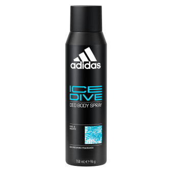 Adidas Ice Dive Cool e Aquatic Deodorante Spray Uomo Anti-Traspirante 48H -...
