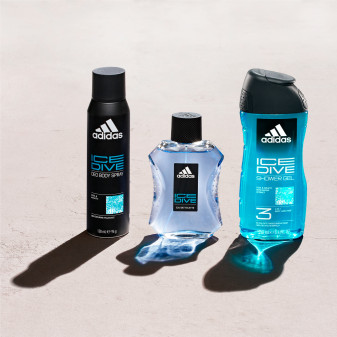 Ice Dive Cool e Aquatic Deodorante Spray Uomo 48h Adidas