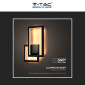 Immagine 10 - V-Tac VT-11120 Lampada LED da Muro 20W Wall Lamp CRI≥90 Colore Nero - SKU 6842 / 6843