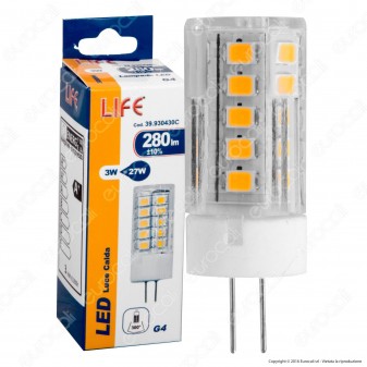 Life Lampadina LED G4 3W Bulb - mod. 39.930430C / 39.930430F