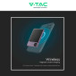 Immagine 10 - V-Tac VT-50005 Power Bank Wireless 5000mAh con Ricarica Rapida PD Attacco Magnetico e Display - SKU 7851