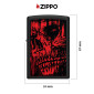 Immagine 4 - Zippo Accendino a Benzina Ricaricabile ed Antivento con Fantasia Red Skull Design - mod. 49775