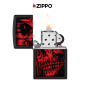 Immagine 5 - Zippo Accendino a Benzina Ricaricabile ed Antivento con Fantasia Red Skull Design - mod. 49775