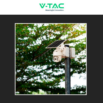 VT-11024-4G Telecamera di Sorveglianza PTZ Bianca V-Tac
