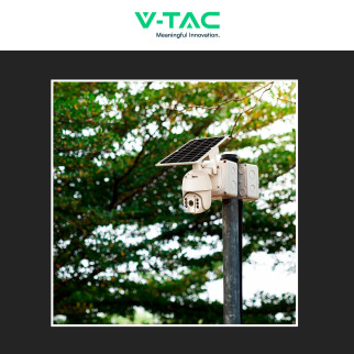 VT-11024-4G Telecamera di Sorveglianza PTZ Bianca V-Tac