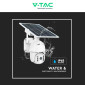Immagine 13 - V-Tac Smart VT-11024-4G Telecamera di Sorveglianza Wi-Fi e 4G HD PTZ Sensore di Movimento Pannello Solare - SKU 11616