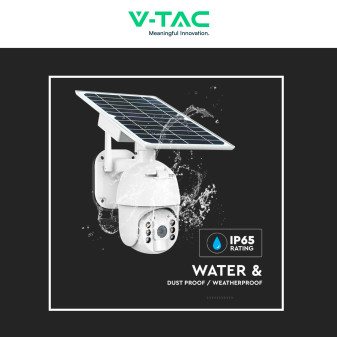 VT-11024-4G Telecamera di Sorveglianza PTZ Bianca V-Tac