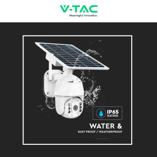 VT-11024-4G Telecamera di Sorveglianza PTZ Bianca V-Tac