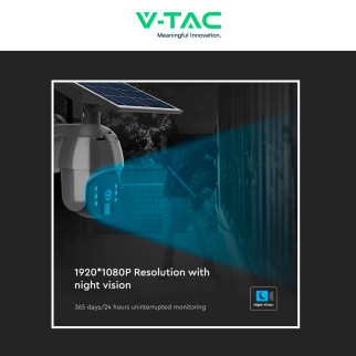 VT-11024-4G Telecamera di Sorveglianza PTZ Nera V-Tac