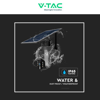 VT-11024-4G Telecamera di Sorveglianza PTZ Nera V-Tac