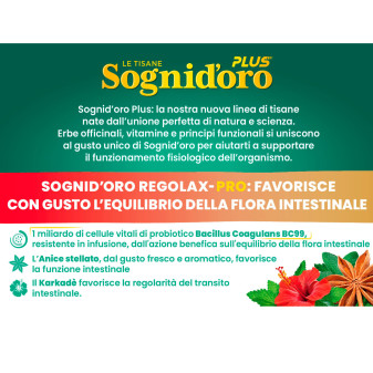 Tisana Solubile 14 Bustine Regolax-Pro Sognid'oro