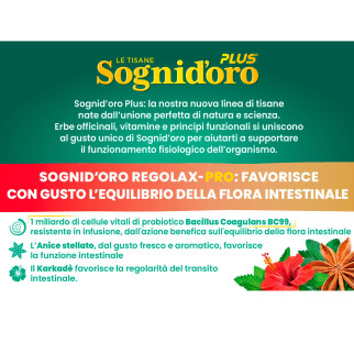 Tisana Solubile 14 Bustine Regolax-Pro Sognid'oro