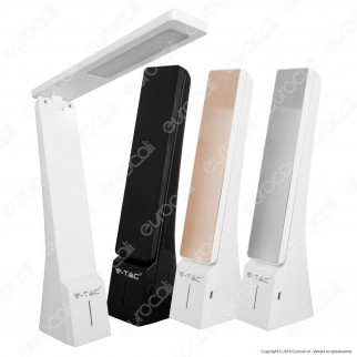 V-Tac VT-1014 Lampada da Tavolo LED 4W Touch Dimmerabile Ricaricabile