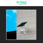 Immagine 5 - V-Tac Smart VT-11024-WIFI Telecamera di Sorveglianza Wi-Fi HD PTZ Sensore di Movimento Pannello Solare Colore Bianco - SKU 11618