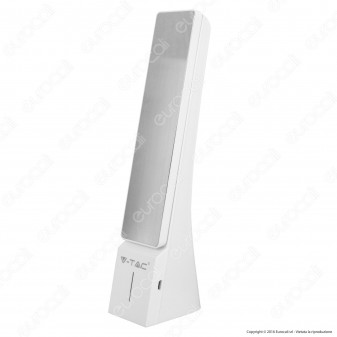 V-Tac VT-1014 Lampada da Tavolo LED 4W Touch Dimmerabile Ricaricabile