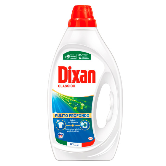 Detersivo Liquido per Lavatrice 24 Lavaggi Dixan Classico Detersivo Liquido per Lavatrice 24 Lavaggi Dixan Classico