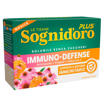 Sognid'oro Plus Immuno-Defense Tisana Solubile per il Supporto del Sistema...