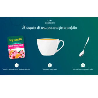 Tisana Solubile 16 Bustine Immuno-Defense Sognid'oro