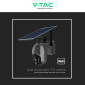Immagine 7 - V-Tac Smart VT-11024-WIFI Telecamera di Sorveglianza Wi-Fi HD PTZ Sensore di Movimento Pannello Solare Colore Nero - SKU 11617
