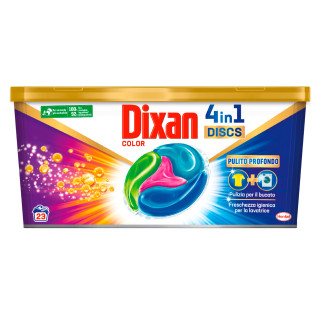 Detersivo Capsule Color per Lavatrice 23 Lavaggi Dixan