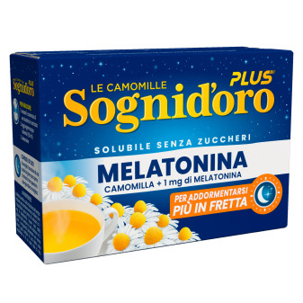 Sognid'oro Plus Melatonina Camomilla Solubile Senza Zuccheri - Confezione da...