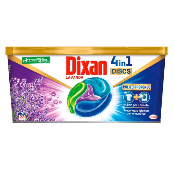 Detersivo Capsule Lavanda per Lavatrice 23 Lavaggi Dixan Detersivo Capsule Lavanda per Lavatrice 23 Lavaggi Dixan
