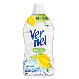 Vernel Naturals Ylang Ylang e Vetiver Ammorbidente Concentrato per Lavatrice...