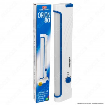 CFG Orion EL006 Lampada 80 LED Anti Black Out Ricaricabile