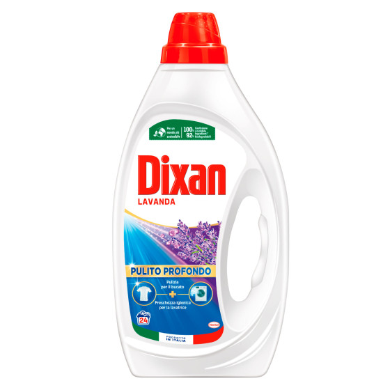 Detersivo Liquido Lavanda per Lavatrice 24 Lavaggi Dixan Detersivo Liquido Lavanda per Lavatrice 24 Lavaggi Dixan