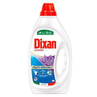 Detersivo Liquido Lavanda per Lavatrice 24 Lavaggi Dixan