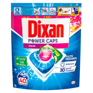 Detersivo Capsule Color per Lavatrice 40 Lavaggi Dixan