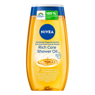 Rich Care Shower Oil Doccia Olio con Vitamine 200ml NIVEA