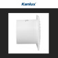 Immagine 6 - Kanlux Cyklon EOL100HT Aspiratore da Canale 19W IPX4 con Timer di Spegnimento e Sensore di Umidità - mod. 70936