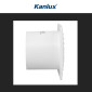 Immagine 6 - Kanlux Cyklon EOL100HT Aspiratore da Canale 19W IPX4 con Timer di Spegnimento e Sensore di Umidità - mod. 70936