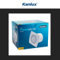 Immagine 8 - Kanlux Cyklon EOL100HT Aspiratore da Canale 19W IPX4 con Timer di Spegnimento e Sensore di Umidità - mod. 70936