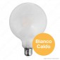 Immagine 2 - V-Tac VT-2067D Lampadina LED E27 7W Globo G125 Frost Filamento