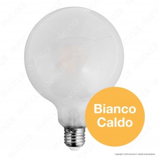 V-Tac VT-2067D Lampadina LED E27 7W Globo G125 Frost Filamento