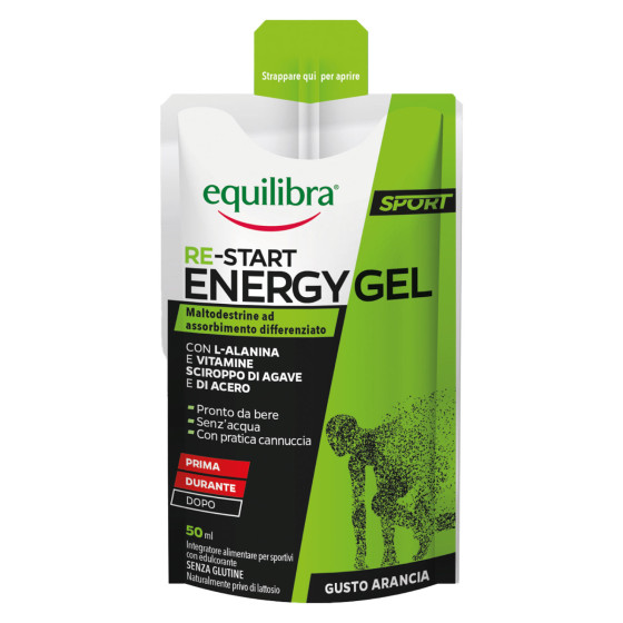 Equilibra Integratore per lo Sport Re-Start Energy Gel Energia Equilibra Integratore per lo Sport Re-Start Energy Gel Energia