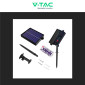 Immagine 10 - V-Tac VT-70512 Catenaria 5W da 10 Lampadine LED IP44 con Pannello Solare e Telecomando 12 Metri - SKU 7804